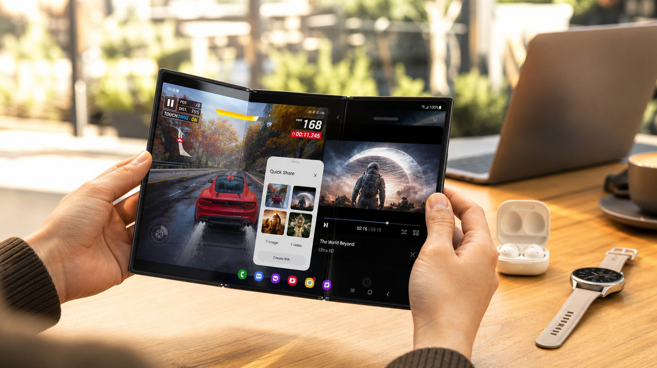 Samsung Galaxy Z TriFold: nossas primeiras impressões do seu