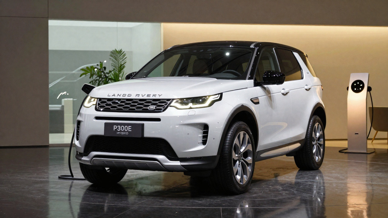 SUV branco plugado em estação de carregamento elétrica interna em ambiente moderno e iluminado.